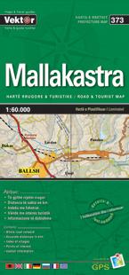 Carte régionale - Mallakastra (Albanie), n° 373 | Vektor carte routière Vektor Default Title