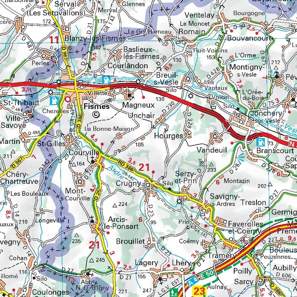 Carte régionale n° 511 - Hauts-de-France 2026 | Michelin carte routière Michelin