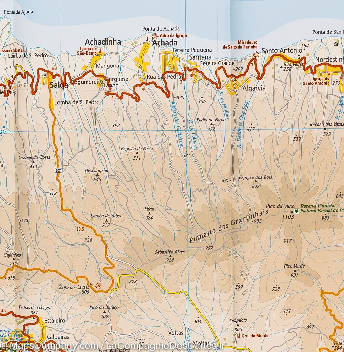 Carte routière - Açores | Reise Know How carte routière Reise Know-How