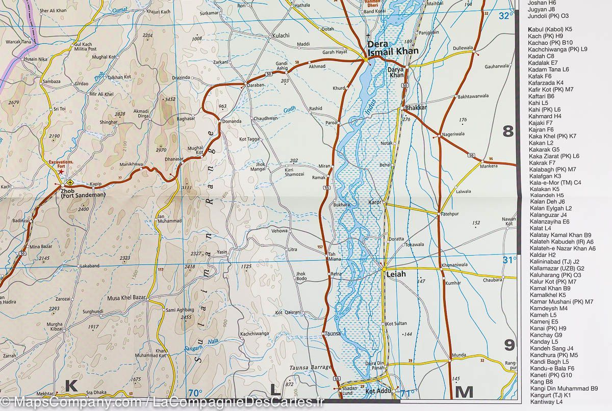 Carte routière - Afghanistan | Reise Know How carte routière Reise Know-How