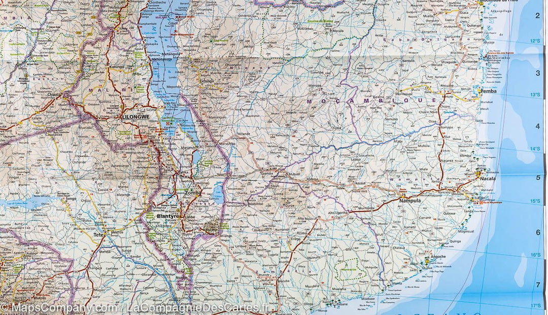 Carte routière - Afrique Australe | Reise Know How carte pliée Reise Know-How 