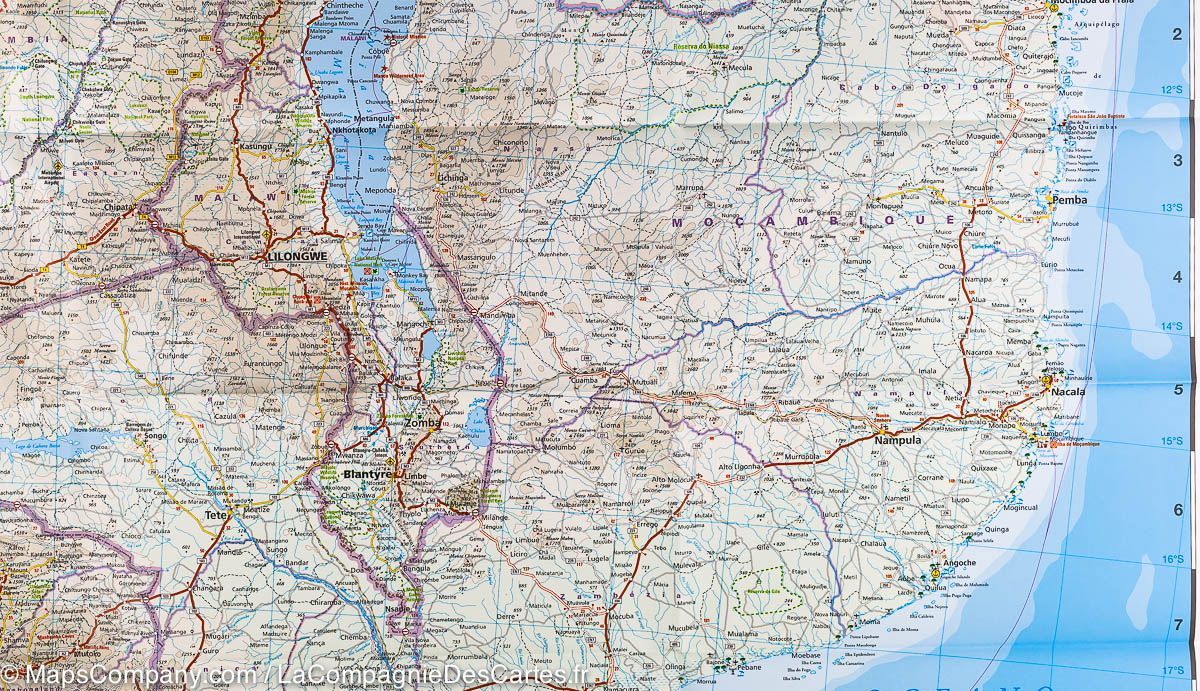 Carte routière - Afrique Australe | Reise Know How carte routière Reise Know-How