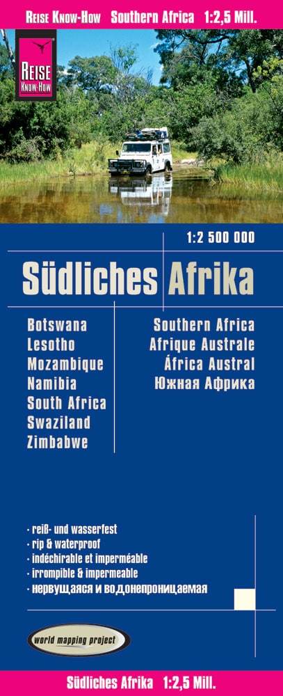 Carte routière - Afrique Australe | Reise Know How carte routière Reise Know-How