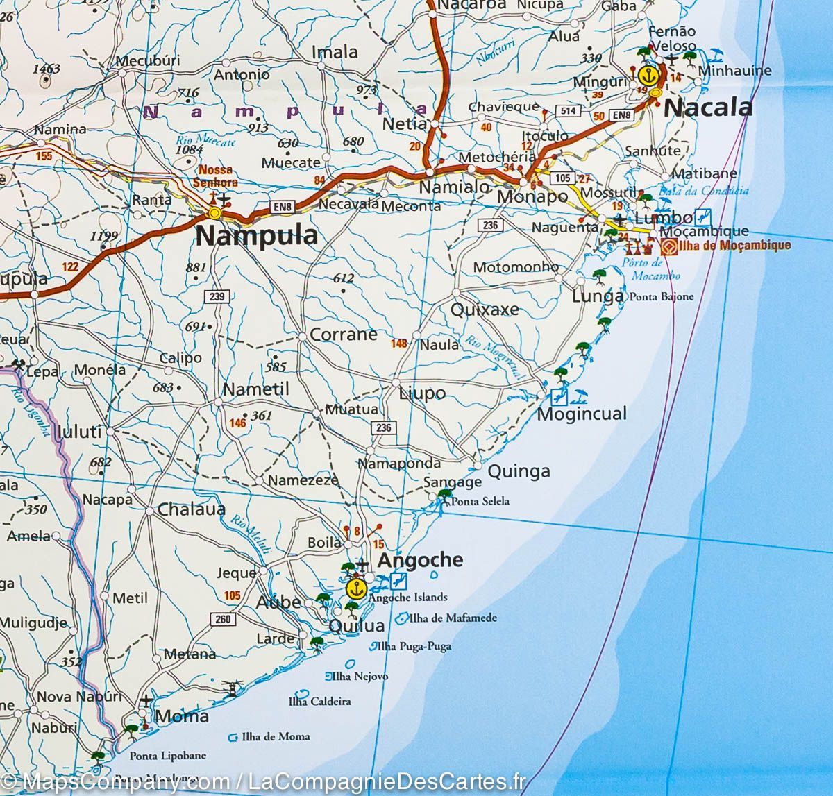 Carte routière - Afrique Australe | Reise Know How carte routière Reise Know-How