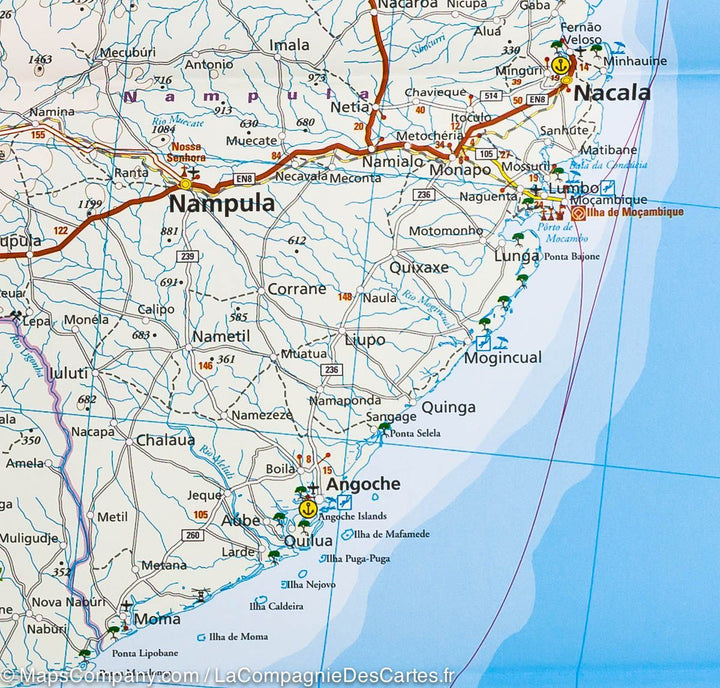 Carte routière - Afrique Australe | Reise Know How carte pliée Reise Know-How 