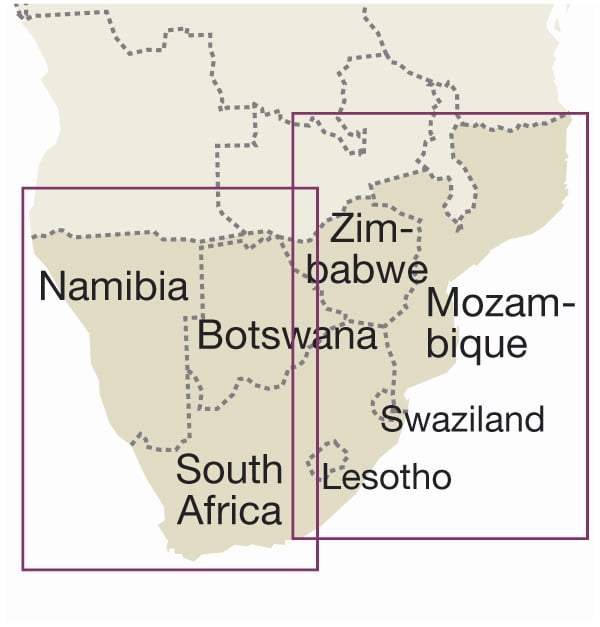 Carte routière - Afrique Australe | Reise Know How carte pliée Reise Know-How 