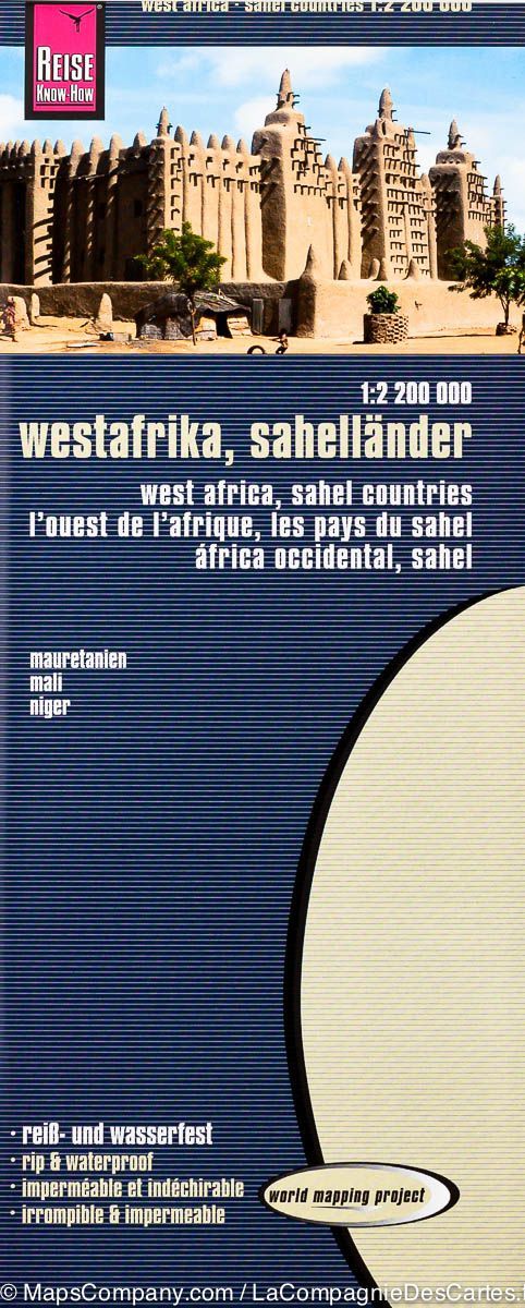 Carte routière - Afrique de l'ouest & Pays du Sahel (Mauritanie, Mali, Niger) | Reise Know How carte routière Reise Know-How