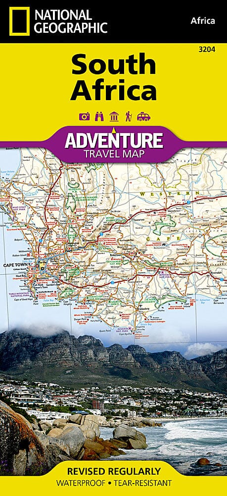 Carte routière - Afrique du Sud | National Geographic carte pliée National Geographic 