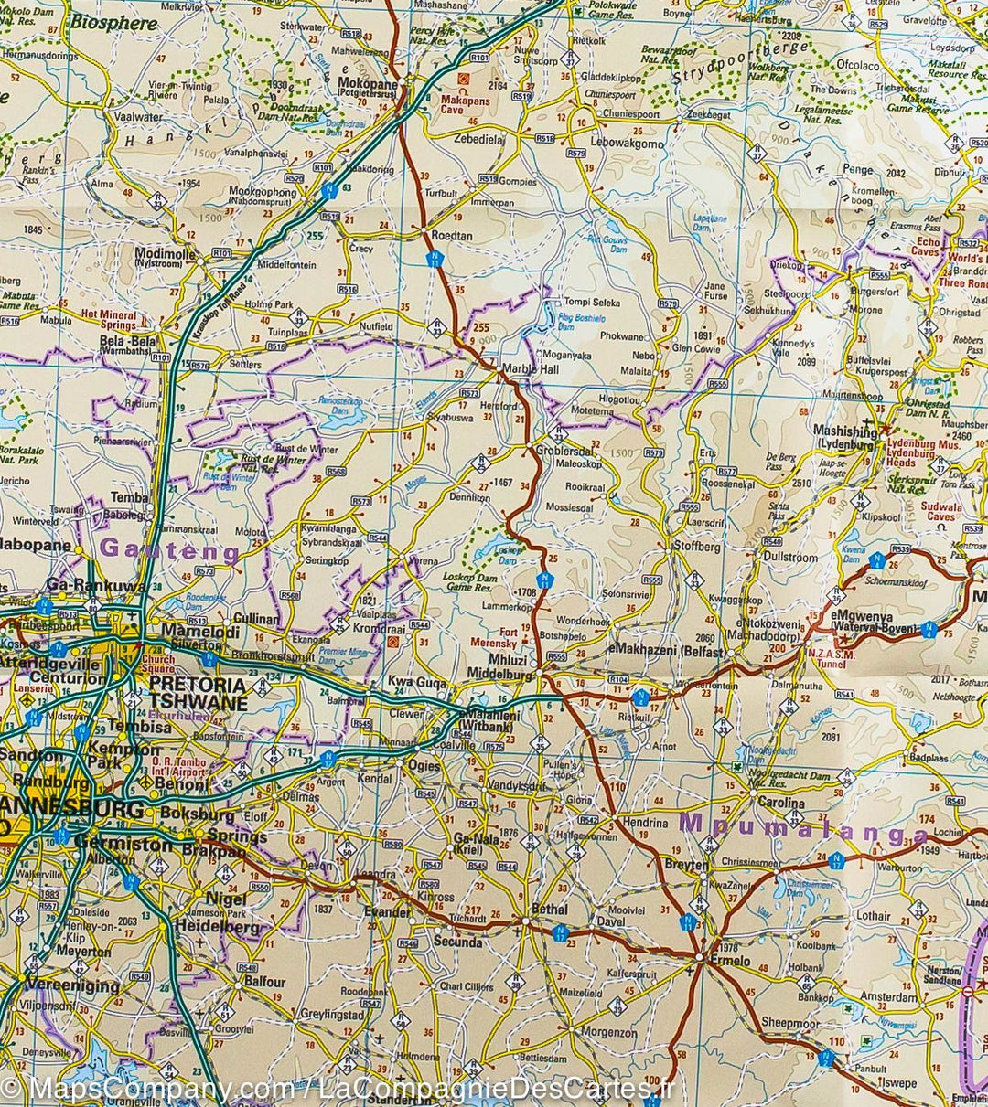 Carte routière - Afrique du Sud | Reise Know How carte pliée Reise Know-How 