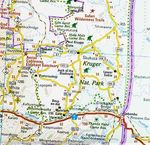 Carte routière - Afrique du Sud | Reise Know How carte routière Reise Know-How