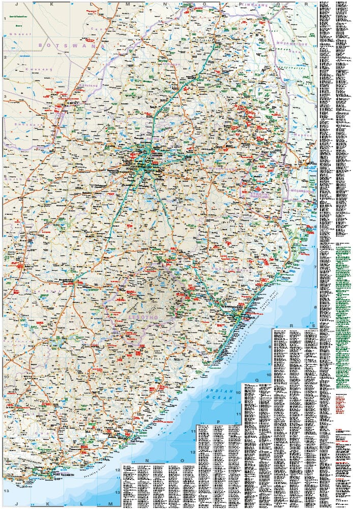 Carte routière - Afrique du Sud | Reise Know How carte pliée Reise Know-How 