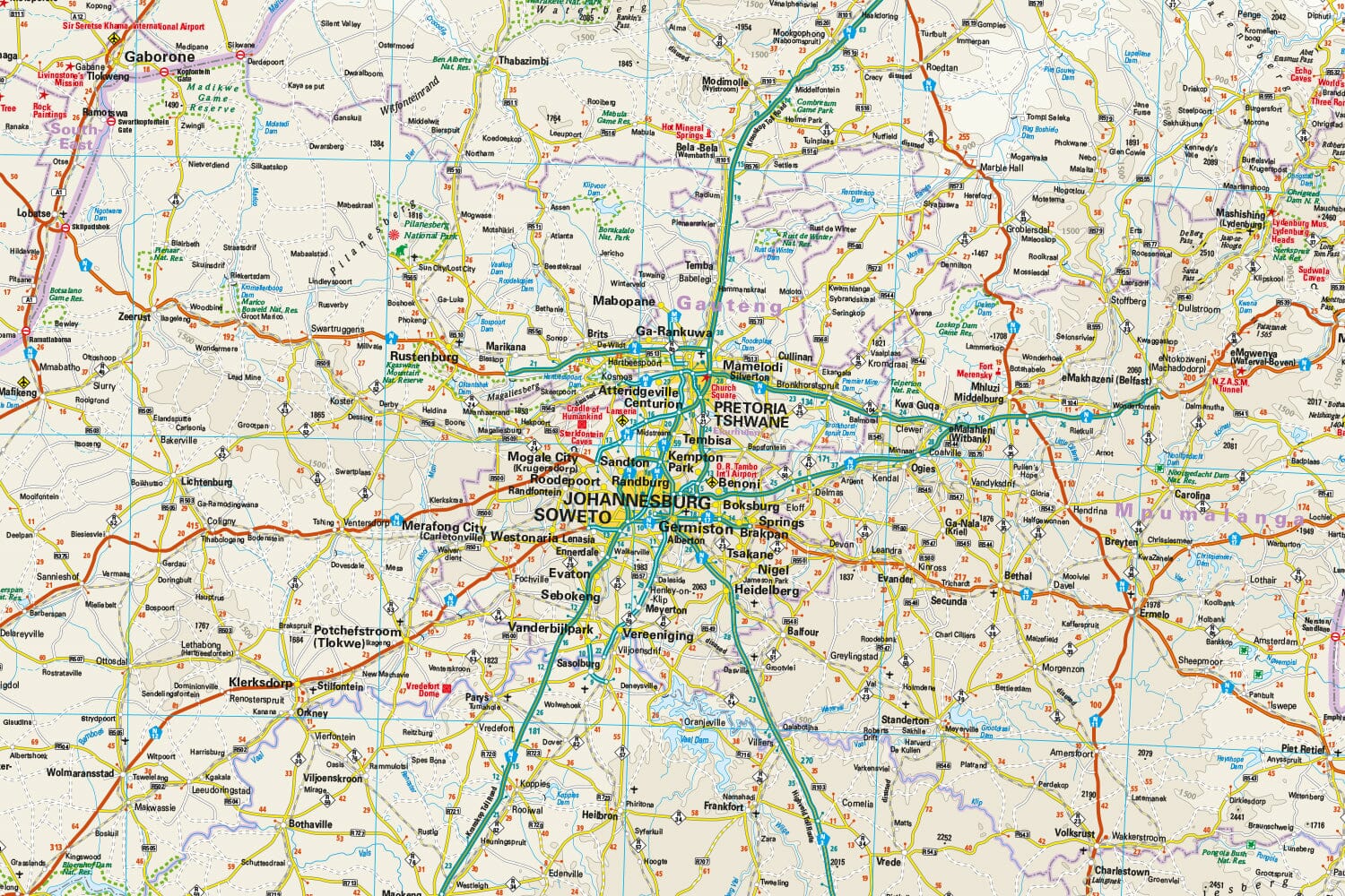 Carte routière - Afrique du Sud | Reise Know How carte routière Reise Know-How