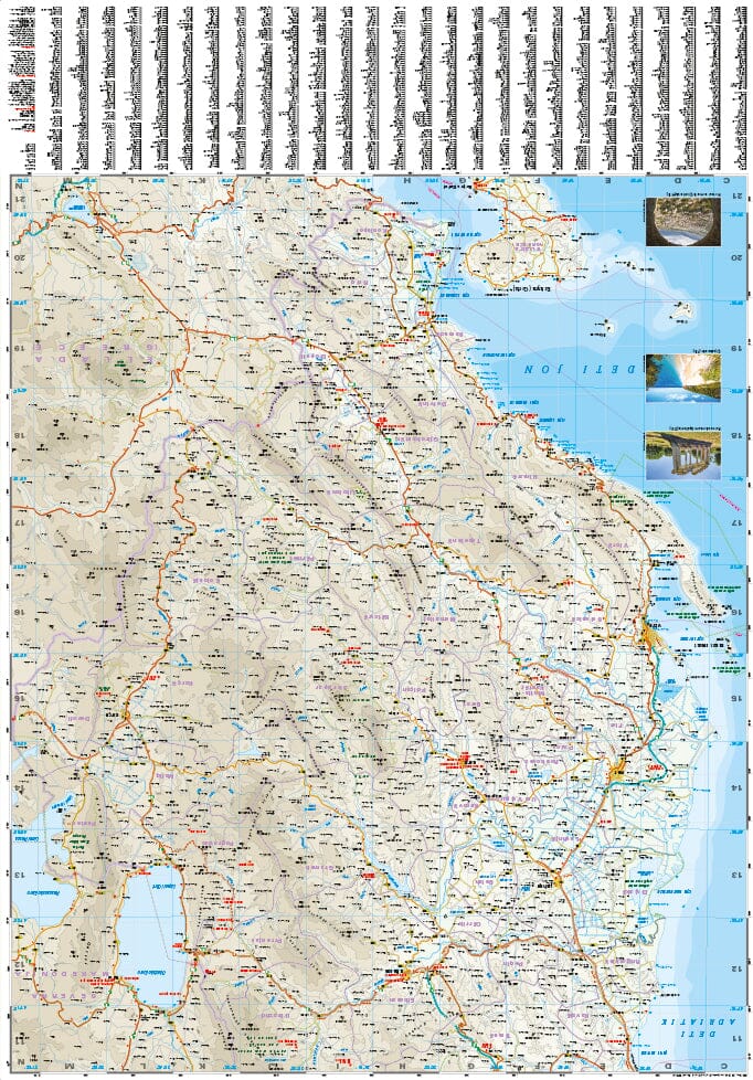 Carte routière - Albanie | Reise Know How carte routière Reise Know-How