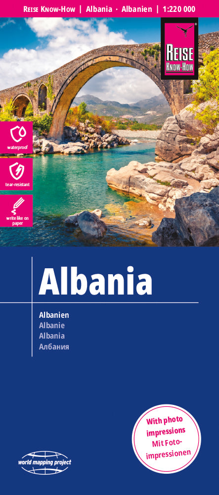 Carte routière - Albanie | Reise Know How carte pliée Reise Know-How 