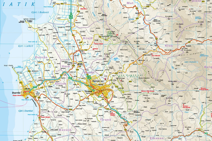 Carte routière - Albanie | Reise Know How carte pliée Reise Know-How 