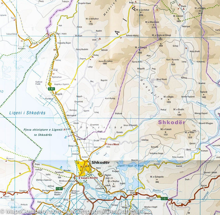 Carte routière - Albanie | Reise Know How carte pliée Reise Know-How 