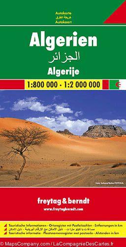 Carte routière - Algérie | Freytag & Berndt carte routière Freytag & Berndt
