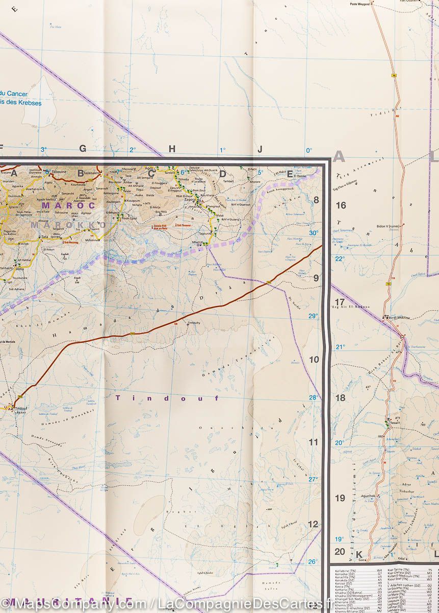 Carte routière - Algérie | Reise Know How carte routière Reise Know-How