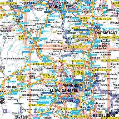Carte routière - Allemagne (autoroutes) | Freytag & Berndt carte routière Freytag & Berndt