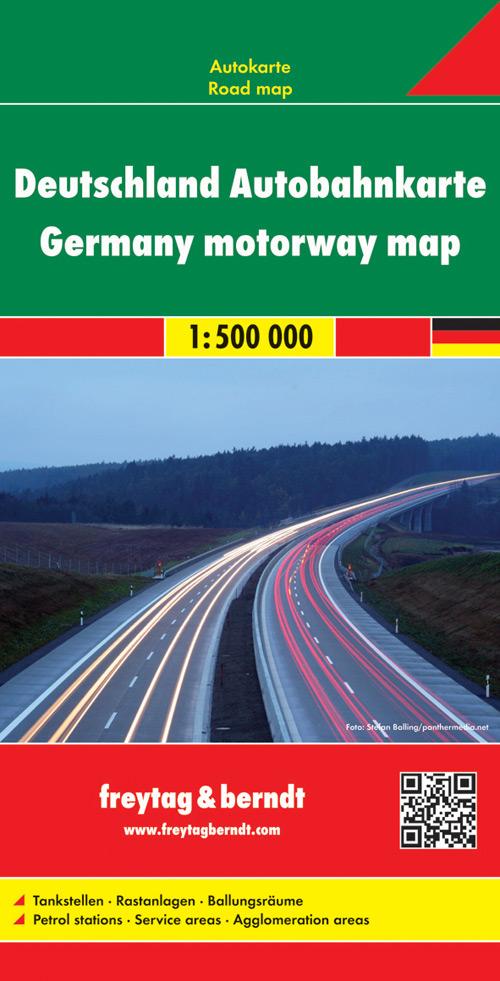 Carte routière - Allemagne (autoroutes) | Freytag & Berndt carte routière Freytag & Berndt Default Title