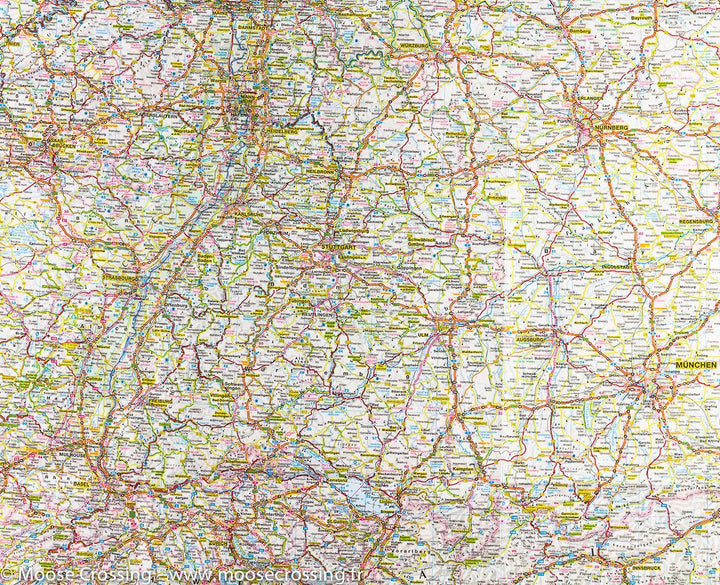 Carte routière de l'Allemagne | IGN - La Compagnie des Cartes