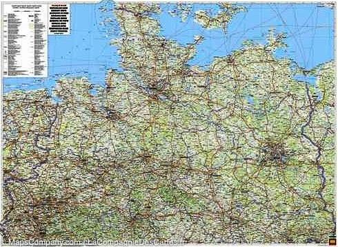 Carte routière - Allemagne Nord | Freytag & Berndt carte routière Freytag & Berndt