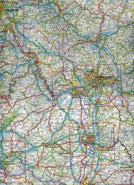 Carte routière - Allemagne | Kümmerly & Frey carte routière Kümmerly & Frey
