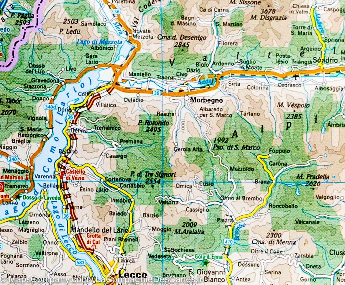 Carte routière - Alpes | Reise Know How carte routière Reise Know-How