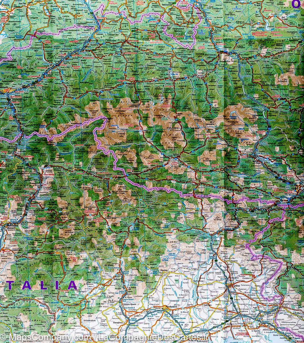 Carte routière - Alpes | Reise Know How carte routière Reise Know-How