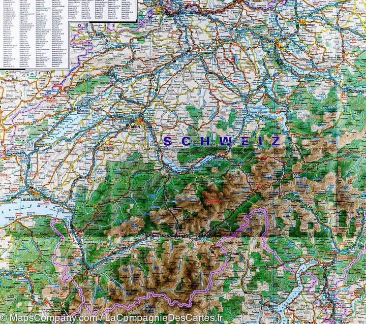 Carte routière - Alpes | Reise Know How carte pliée Reise Know-How 