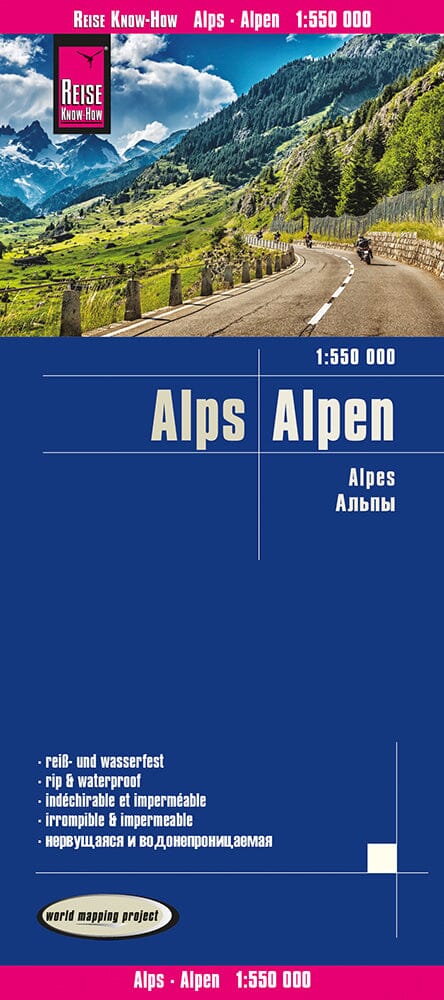 Carte routière - Alpes | Reise Know How carte pliée Reise Know-How 