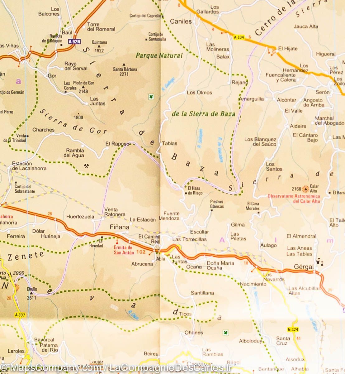 Carte routière - Andalousie | Reise Know How carte routière Reise Know-How