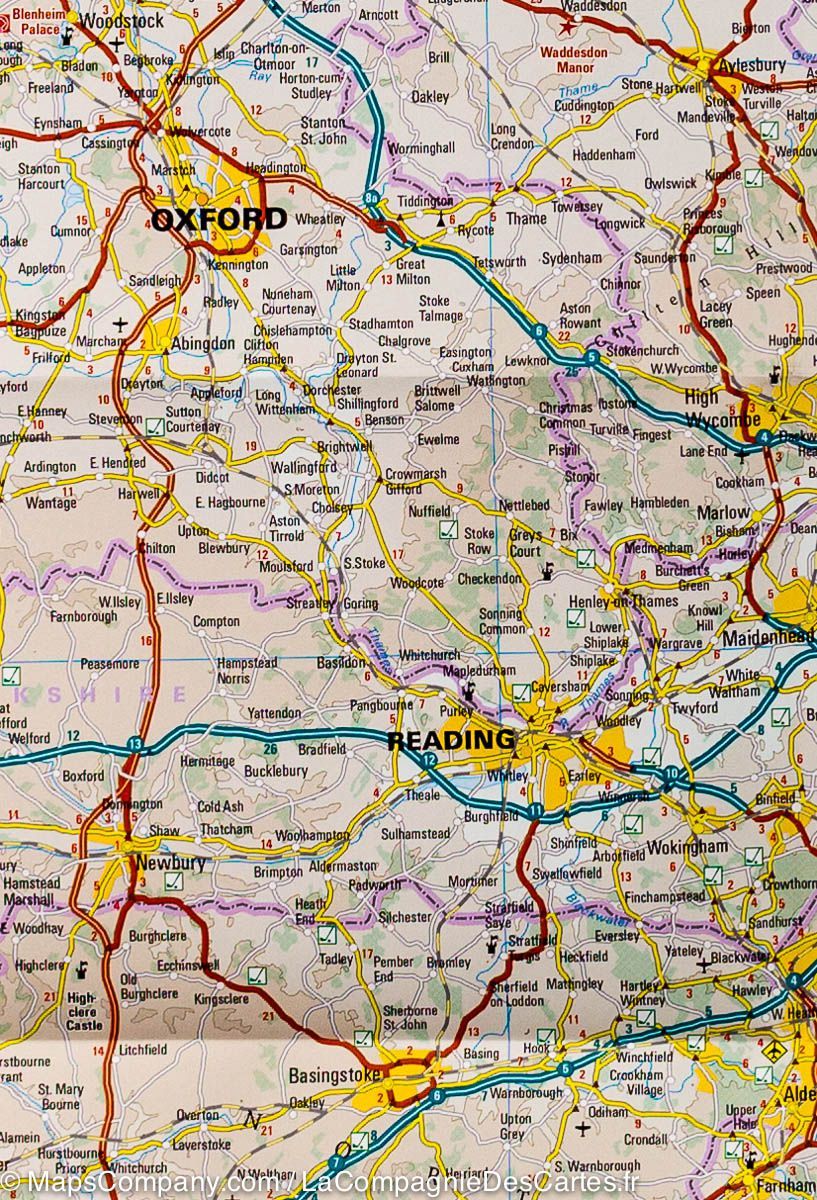 Carte routière - Angleterre Sud & Pays de Galles | Reise Know How carte routière Reise Know-How