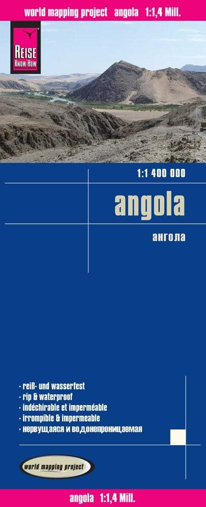 Carte routière - Angola | Reise Know How carte routière Reise Know-How