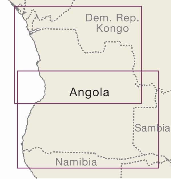 Carte routière - Angola | Reise Know How carte pliée Reise Know-How 