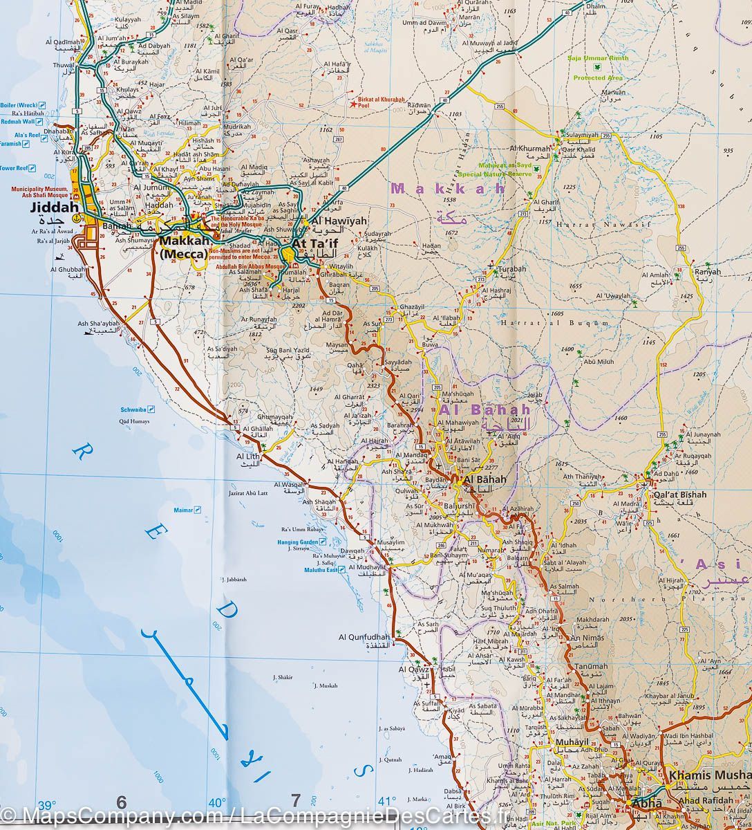 Carte routière - Arabie Saoudite | Reise Know How carte routière Reise Know-How