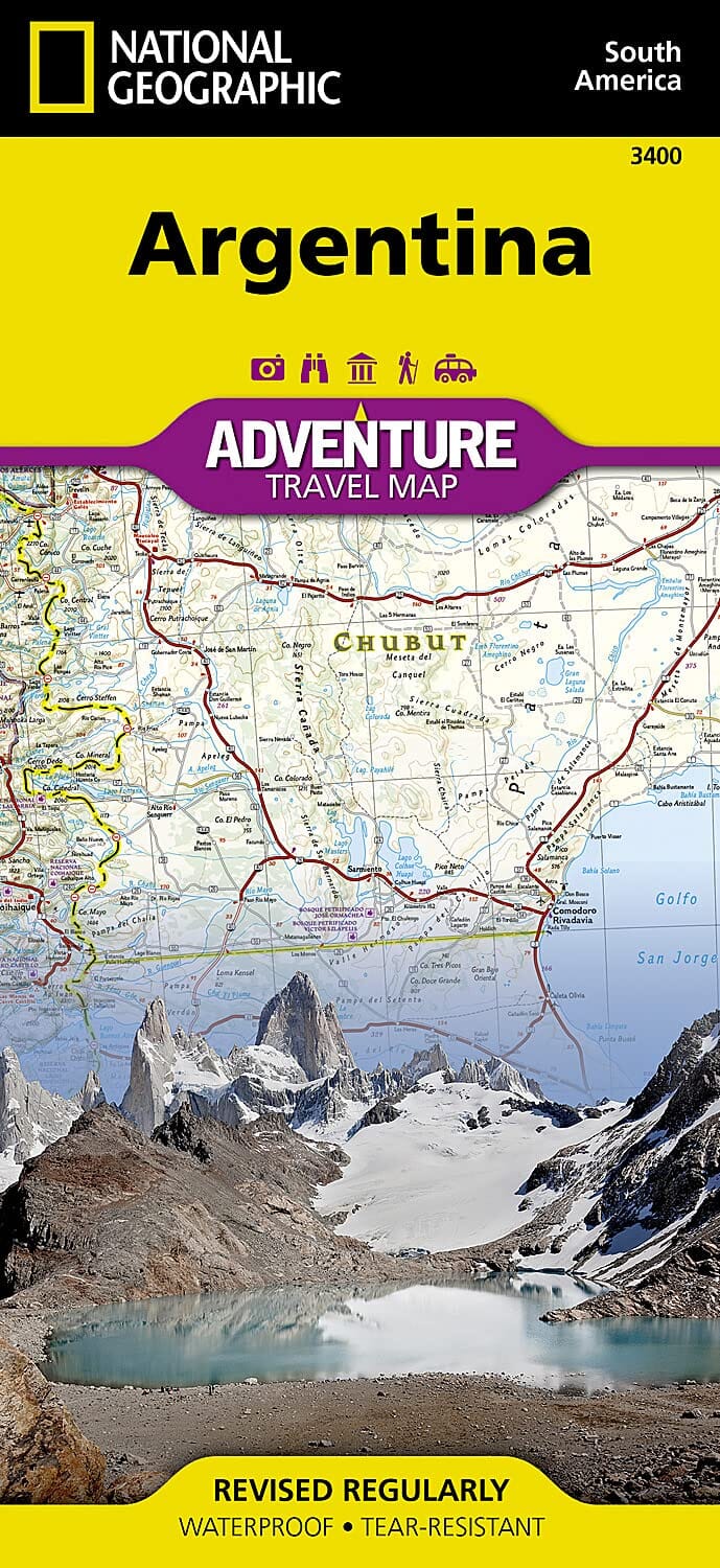 Carte routière - Argentine | National Geographic carte pliée National Geographic 