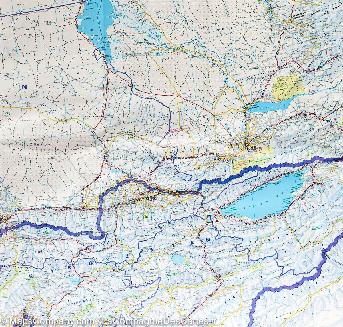 Carte routière - Asie Centrale | Freytag & Berndt carte routière Freytag & Berndt
