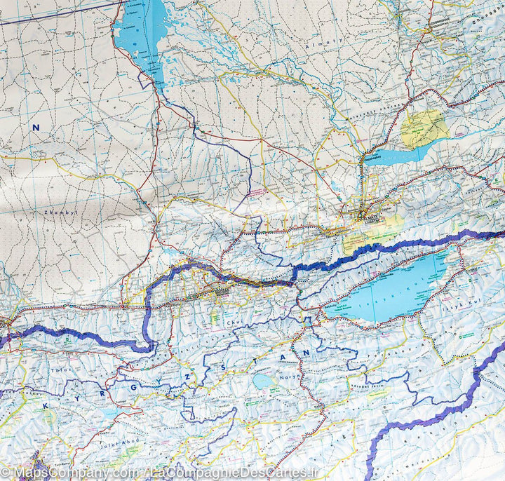 Carte routière - Asie Centrale | Freytag & Berndt carte pliée Freytag & Berndt 