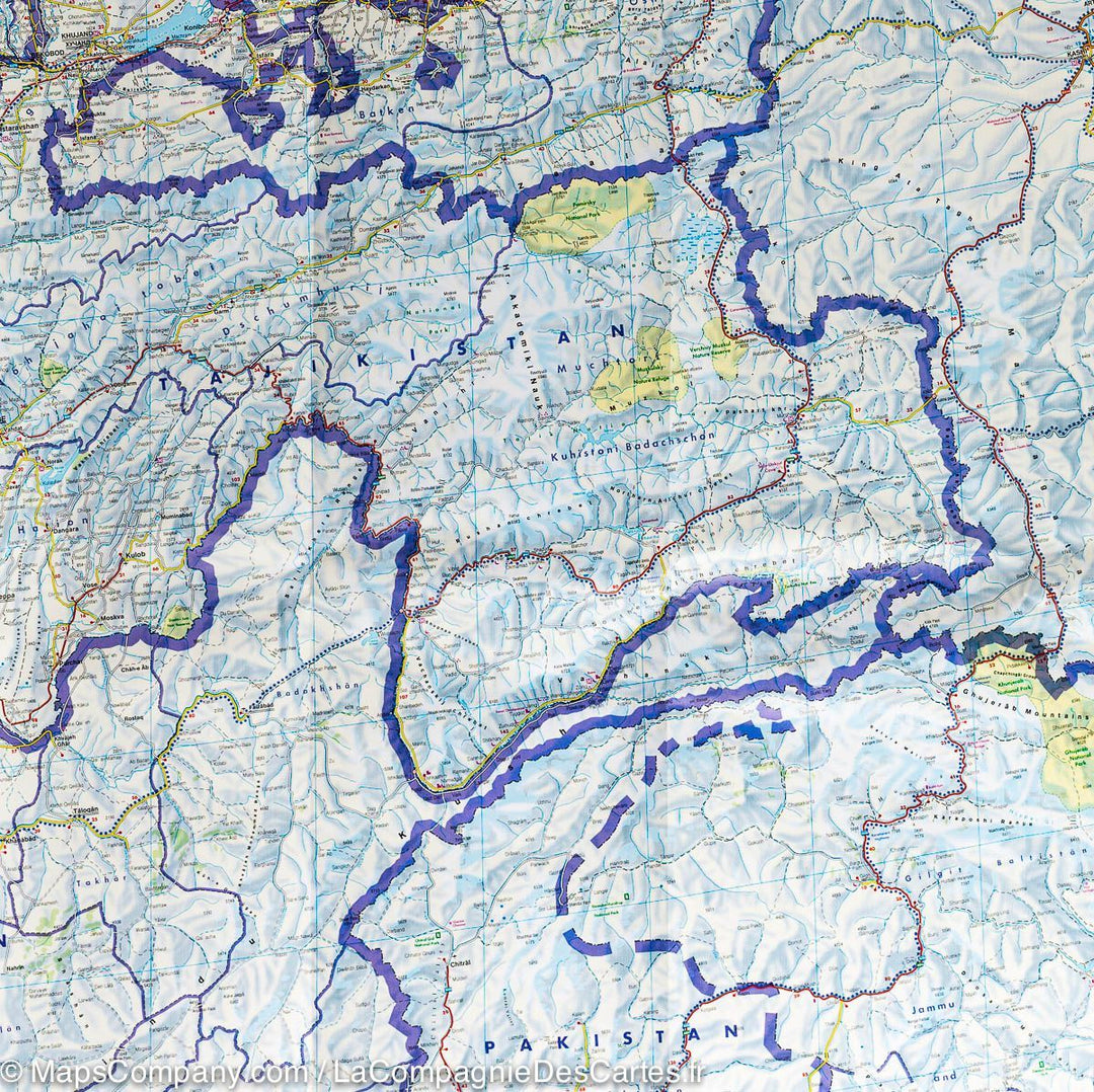 Carte routière - Asie Centrale | Freytag & Berndt carte pliée Freytag & Berndt 