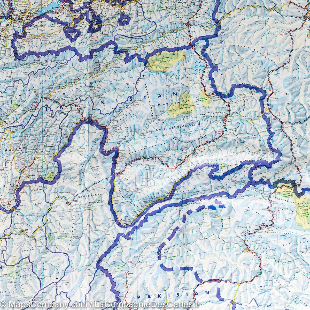 Carte routière - Asie Centrale | Freytag & Berndt carte routière Freytag & Berndt