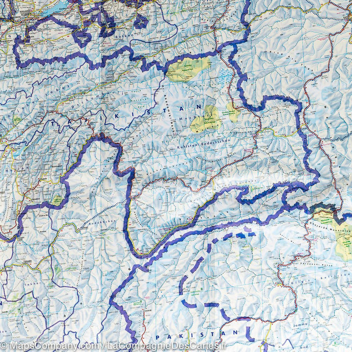 Carte routière - Asie Centrale | Freytag & Berndt carte pliée Freytag & Berndt 