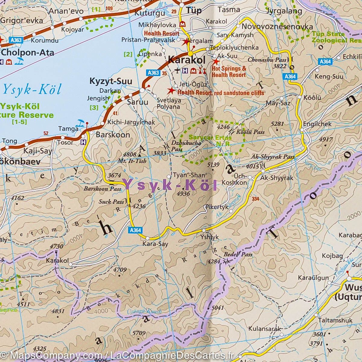 Carte routière - Asie Centrale | Reise Know How carte routière Reise Know-How