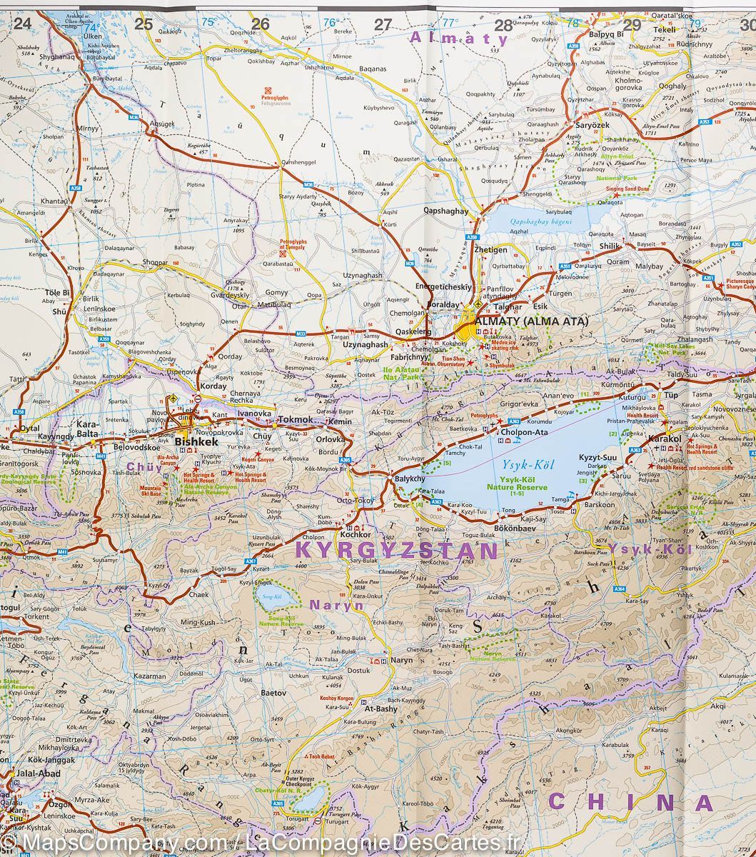 Carte routière - Asie Centrale | Reise Know How carte routière Reise Know-How