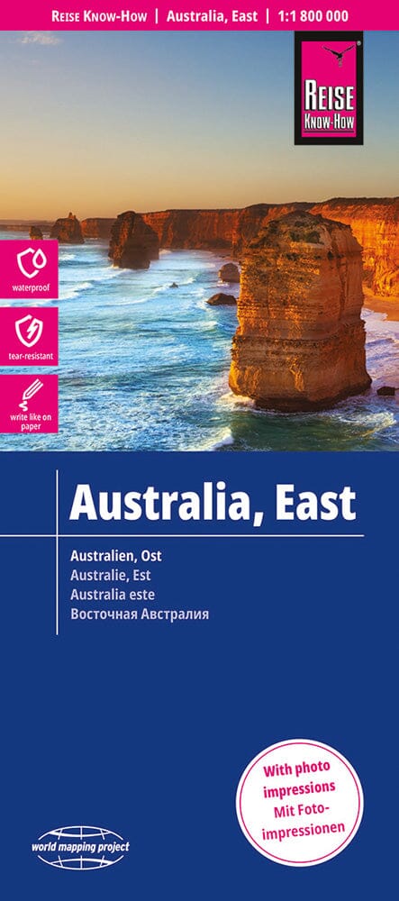 Carte routière - Australie Est | Reise Know How carte routière Reise Know-How