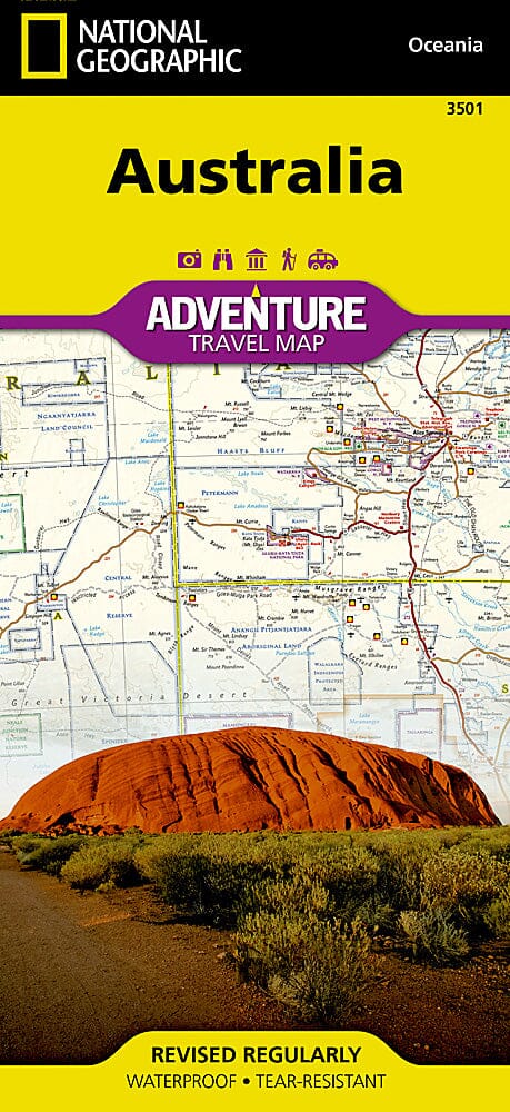 Carte routière - Australie | National Geographic carte routière National Geographic
