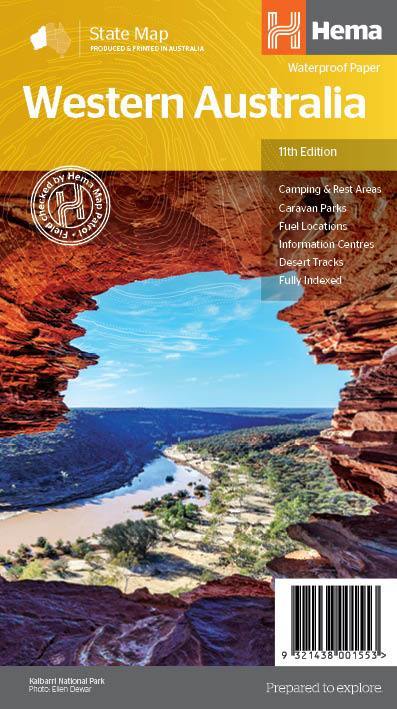 Carte routière - Australie-Occidentale | Hema Maps carte pliée Hema Maps 
