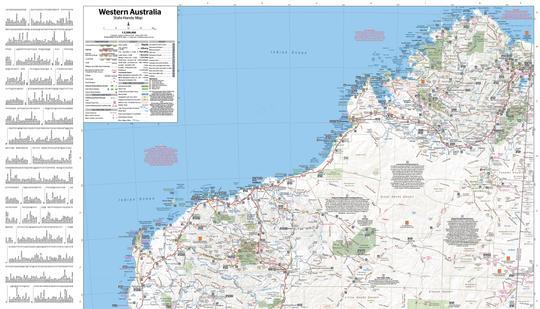 Carte routière - Australie-Occidentale | Hema Maps - Handy map carte routière Hema Maps
