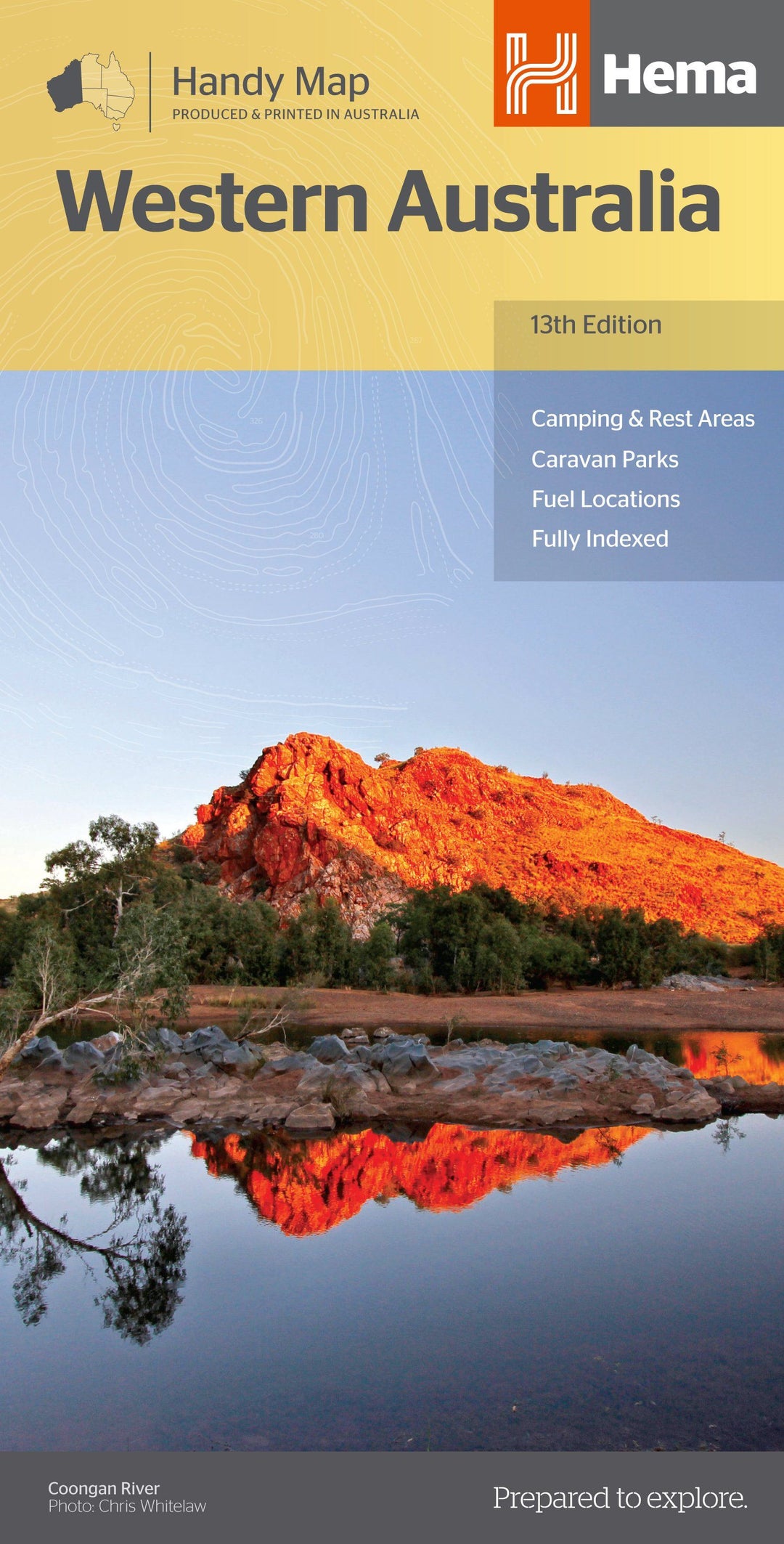 Carte routière - Australie-Occidentale | Hema Maps - Handy map carte pliée Hema Maps 