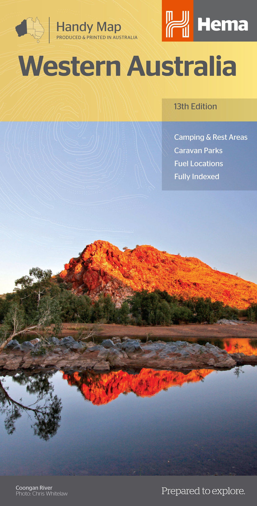 Carte routière - Australie-Occidentale | Hema Maps - Handy map carte pliée Hema Maps 